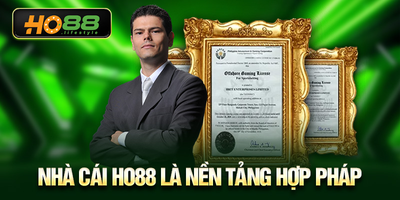 Nhà cái HO88 là nền tảng hợp pháp